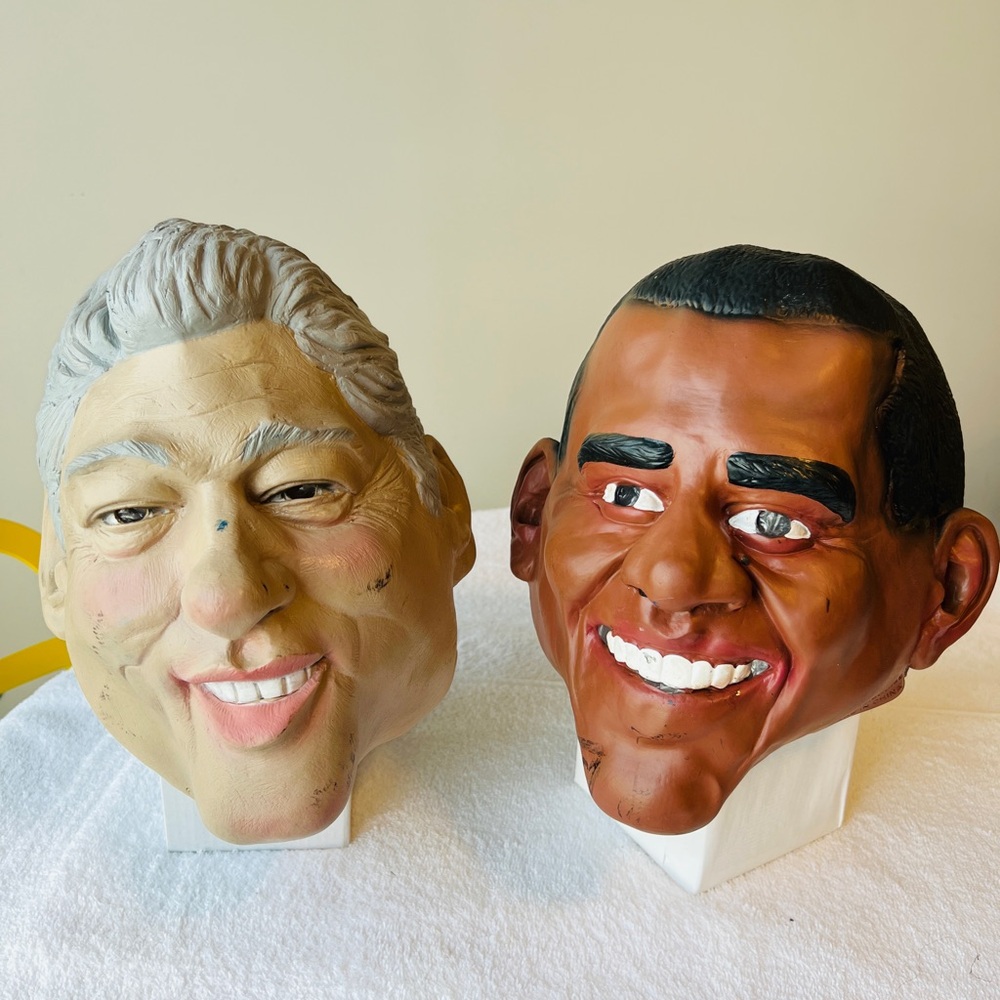 Former President Bill Clinton & Barack Obama Masks 🎭